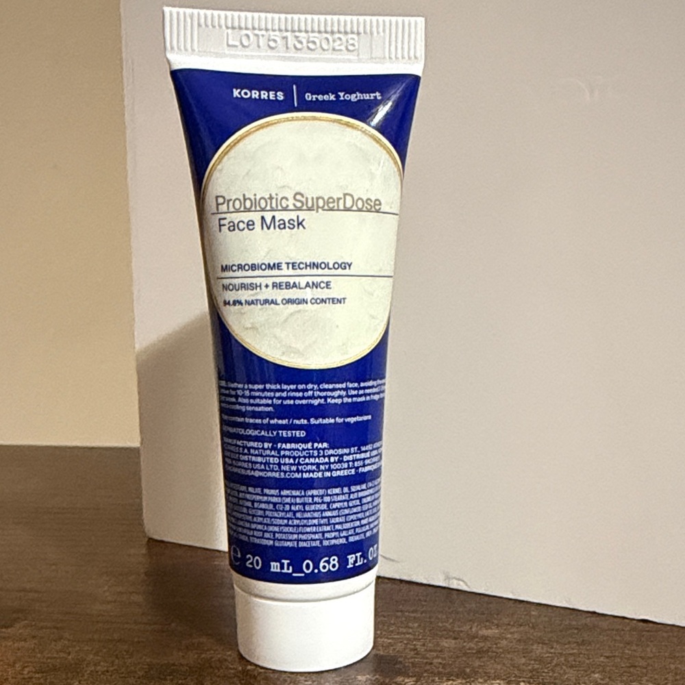 3/$15 🌸 Korres Greek Yoghurt Face Mask - Travel Size